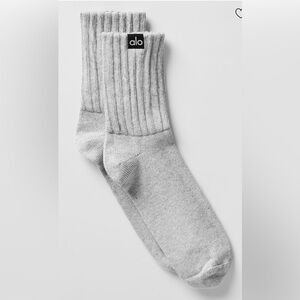 ALO Unisex Half-Crew Scrunch Socks